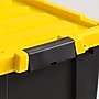 Iris Stor-It-All 78.5 Quart Storage Container with Hinged Lid, Plastic, Black, 2/Pack (540016)~#|#~2A87C939-501A-40F5-9C71D7CFDD4FF088_sc7