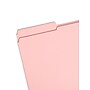 Smead File Folder, Reinforced 1/3-Cut Tab, Legal Size, Pink, 100/Box (17634)~#|#~2A8F3E68-8154-4954-9E2143FF2C446AFB_sc7