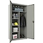 Lorell Fortress Series 72" Steel Wardrobe Cabinet, Gray (LLR66967)~#|#~2A93C159-8A9F-4F57-BCC13976BA6001AA_sc7