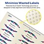 Avery Pearlized Ivory Oval Multipurpose Labels, 1" x 2", Ivory, 1200/Box (94053)~#|#~2AB97A2D-3BB9-4EB8-8A5611D0939EB3F2_sc7