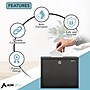 AdirOffice Steel Multipurpose Drop Box Interoffice Mailbox, Large, Black (631-03-BLK-PKG)~#|#~2ABDD98C-BAB5-4185-A7FE2C3B195DC6D3_sc7