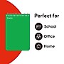 Staples Memo Pad, 4" x 6", College Ruled, Assorted Colors, 50 Sheets/Pad, 5 Pads/Pack (ST11494N)~#|#~2AD310B6-66AC-4712-81FAF772AD8A9636_sc7