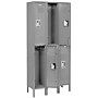 Global Industrial Infinity 78"H 2-Tier 3-Column Locker, Gray (968269GY)~#|#~2AEC6AF4-DA1D-42DA-83622CC5366C2C48_sc7