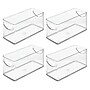 iDESIGN Stackable Plastic Storage Bin, 5" x 16"x 6", Clear, 4/Pack (28033M2)~#|#~2AF18CAF-AFA0-4992-959C27DB3582F013_sc7