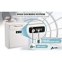 AdirOffice Steel Large Wall Mounted Interoffice Mailbox Drop Box, Combination Lock, White (631-04-WHI-KC)~#|#~2B00BA31-1C65-4065-A27AF4DE9A589FDD_sc7