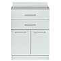 Viva Comfort 36"H x 24"W Exam Room Medical Cabine, 2-Drawers, Gray (ADIME902-24-GRY)~#|#~2B0209B7-61E9-414E-8ECF7E6A38617DEA_sc7