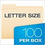 Pendaflex Recycled File Folder, 1/3-Cut Tab, Assorted, Letter Size, Manila, 100/Box (4210 1/3)~#|#~2B04D8AA-3A0C-4E96-95F167BA81FB83EF_sc7