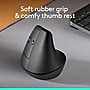 Logitech Lift Wireless Ergonomic Left Handed Optical Mouse, Graphite (910-006467)~#|#~2B057BDB-9085-48E3-8FE0A39E267CD29F_sc7