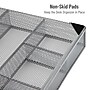 Mind Reader 6-Compartment Metal Drawer Organizer, Silver, 2/Set (2DEER-SIL)~#|#~2B0ACCC9-69D3-4275-815E4FFEA67B33DD_sc7