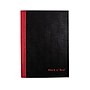 Oxford Black n' Red 1-Subject Professional Notebooks, 5.8" x 8.3", Wide Ruled, 96 Sheets, Black (JDK-E66857)~#|#~sp46039028_sc7