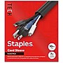 Staples TECH 10' Cord Sleeve, Black (ST62391)~#|#~2B2AC63A-1EE8-4782-83846FC0431F2171_sc7