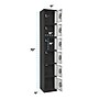 AdirOffice 72" 6-Tier Black and White Storage Locker (ADI629-206-B-W)~#|#~2B2E8343-A5AB-42AD-9B7F19E221D6401E_sc7