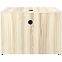 Lorell Essentials 23.62"D x 41.37"W Rectangular Return Shell, Modern Elm (LLR66321)~#|#~2B317CC9-E938-45D6-BFAFEC7103025AA8_sc7