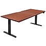 Mount-It! Dual Motor 72"W Electric Adjustable Standing Desk, Black/Hazelnut Brown (MI-18126)~#|#~2B327BBD-278E-4047-BFF6C741D30E996D_sc7