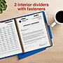 Staples 100% Recycled Heavy Duty Classification Folder, 2-Dividers, 2" Expansion, Letter Size, Dark Blue, 10/Box (ST62550)~#|#~2B41DCE9-FDC2-4B42-A23F80ADE53B93F1_sc7