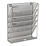 Mind Reader 5-Pocket Metal Mesh Mountable Wall File, Letter Size, Silver (MAGSTACK-SIL)~#|#~2B61EC68-95C0-4802-B908BDA9438A480C_sc7
