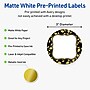 Avery Round Laser/Inkjet Multipurpose Labels, 3", White, 60/Pack (19479370931)~#|#~2B646128-7457-471C-B82242DFA8C71CFE_sc7