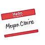 Avery "Hello My Name Is" Name Badge Labels, 2 1/3" x 3 3/8", White with Red Hello, 100 Labels Per Pack (5140)~#|#~2B7F5E1F-1346-4904-AB1E258721E02620_sc7