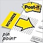Post-it 'Notarize' Message Flags, 1" Wide, Yellow, 100 Flags/Pack (680-NZ2)~#|#~2B923E99-4367-43C6-AC586A593EA153F3_sc7