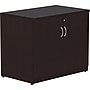 Lorell Essentials Series 29.5" Storage Cabinet With 2?Doors, Espresso (LLR18226)~#|#~2BB0719A-56E3-4D52-ABBCF764B7601775_sc7