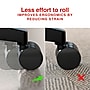 Staples Office Chair Mat, Clear Floor Mats with Lip, Flat-Pile Carpets, Extended Under-Desk Coverage, 48 x 36 Inch, Smooth Glide~#|#~2BB9C0C1-EBA7-45AA-8EC9BABB4C106EF6_sc7