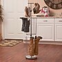 Household Essentials 3‑Tier Adjustable Revolving Shoe Rack with 36 Storage Hooks, Silver (HH2132-1)~#|#~2BBCA51A-D3C6-418F-A078F1A835A5EE25_sc7