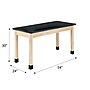 Diversified Woodcrafts School Classroom Rectangular Science Lab Table, 54" x 24", Light Hardwood (P7202BM30N)~#|#~2BCE87BA-6BFB-41CC-852C9D5288132904_sc7