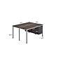 Boss Office Products Simple System 48"W Desk with Pedestal, Driftwood, 2/Set (SGSD014-110)~#|#~2BD21C80-10A7-442E-88C7E90EA1296743_sc7