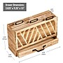 Mind Reader 3-Compartment Wood Desk Organizer, Brown (DESKMEMO-BRN)~#|#~2BF1F7CE-8C00-414C-9F01B6E8289F2692_sc7