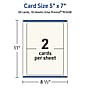Avery Matte General Use Blank Cards, Ivory, 20/Pack (95348)~#|#~2C0447C8-1E89-4B1D-8A9D7247322F632F_sc7