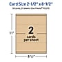 Avery Matte General Use Blank Cards, Kraft Brown, 50/Pack (95329)~#|#~2C06615D-035D-46A4-836C15141745B5ED_sc7