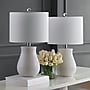 Safavieh Dayton 21" LED Table Lamp, White, 2/Set (TBL4140A-SET2)~#|#~2C2BBD69-582D-4364-989BB7927C356465_sc7