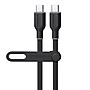 HyperGear Flexi Pro USB-C to USB-C Soft-Touch Silicone Fast Charge and Sync Cable, 10 ft., Black (15910)~#|#~2C2F29FF-809C-47BB-A02A1B0055DD9D46_sc7
