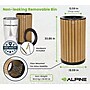Alpine Industries Steel Outdoor Trash Can with Open Lid, 32 Gallon, Cedar (ALP4400-01-CD)~#|#~2C39D7DF-4A1C-4730-A2C16AEAFE8A5F0A_sc7