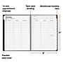 2027 Staples 8" x 11" Weekly & Monthly Appointment Book, Plastic Cover, Black (ST21488-27)~#|#~2C51AECD-E9D9-4352-9D8A87BF0F6B7109_sc7