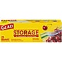Glad Zipper Storage Bags, Quart, 25 Bags/Box (55052)~#|#~2C65BB22-7B04-4DE7-9A8A95124A8BF135_sc7