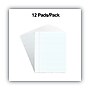 Universal Glue Top Writing Pad, 8 1/2" x 11 3/4", Wide Ruled, 50 Sheets/Pd, 12/Pk~#|#~2C6A2FCE-75CF-40BC-96923035CF4666A1_sc7