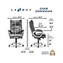 La-Z-Boy Jenkins Ergonomic Bonded Leather Executive Big & Tall Chair, 400 lb. Capacity, Gray (60075-GRY)~#|#~2C6C5A75-DB43-44A7-9F332EA8A4EAC171_sc7