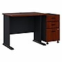 Bush Business Furniture Cubix 36W Desk with Mobile File Cabinet, Hansen Cherry/Galaxy (SRA024HCSU)~#|#~2C7BBD2A-C901-4D9E-A9CD96DB5DB5F178_sc7