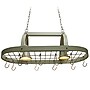 Elegant Designs Slate Gray 2 Light LED Kitchen Pot Rack with Downlights (PR1000-SLT)~#|#~2CAD6E63-C06F-4DCC-8A22BF8D85A77087_sc7