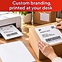 Staples Shipping Labels, 8.5" x 11" Full‑Sheet Labels, White, Laser & Inkjet Compatible, Jam‑Free Adhesive Sheets, 100/Box~#|#~2CCFDDBC-6A10-4AA4-913BF78E4A7331CA_sc7