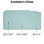 Smead Large Vegan Leather Anti-Slip Desk Pad, 36" x 17", Light Blue (64830)~#|#~2CDBDB1E-6B7D-4F24-A07ED5DFCC4D97BC_sc7