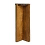 Storied Home Paulownia 9.8"Dia. Wooden Round Accent Table, Brown (EC1709)~#|#~2CDDCB17-C979-4A23-A02B31E84E76C427_sc7