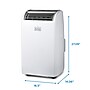 Black & Decker 115-Volt 14,000 BTU 10,200 (BTU DOE) Portable Air Conditioner with Remote, White (BPT10WTB)~#|#~2CE1CB59-72BF-4F4A-93EBDC65C58F70DB_sc7