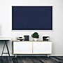 Ghent Fabric Bulletin Board, Satin Aluminum Frame, 4’H x 6’W, Blue (AT46F93)~#|#~2CE1D2E7-456F-4251-AFEBD59F8E5EB07D_sc7