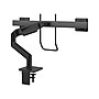 Humanscale M8.1 Adjustable Dual Monitor Arm with Crossbar, Up to 28" Monitors, Black (M82HBB)~#|#~2CEC9844-EF89-4EB5-9D187C54B15160BF_sc7