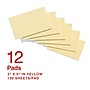 Staples Recycled Notes, 3" x 5", Sunshine Collection, 100 Sheet/Pad, 12 Pads/Pack (S-35YR12/52571)~#|#~2CF32086-766A-44E9-8E2CE8CDB2FF912A_sc7