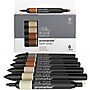 Winsor & Newton Promarker Dual-Tip Alcohol Based Marker, Earth Tones, 6/Pack (WNX0290160)~#|#~2CFB55FD-EF7F-45F9-984FEC3EBCB63D8C_sc7