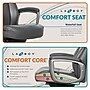 La-Z-Boy Arcadian Ergonomic Bonded Leather Swivel Executive Chair, Gray (51446)~#|#~2D08AB19-DFC7-4FF5-897577ACAFD3E0EA_sc7