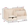 Staples 7-Compartment Plastic Desk Organizer, Warm White (ST63873)~#|#~2D32CD79-71DB-4784-937DE8A1823D382B_sc7